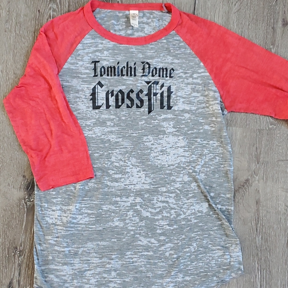 Men's Burnout Crossfit Raglan